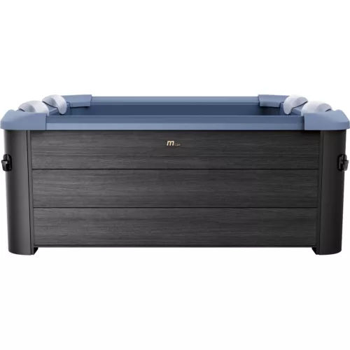 Jakuzzi, MSpa Oslo Sapphire F-SA063W, szürke, 6 személyes, 850 l, 160 x 160 x 65 cm, LED világítással, hidromasszázs fúvókákkal