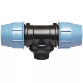 KPE T-idom KM 20mm x 3/4" - Külső menetes