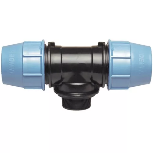 KPE T-idom KM 40mm x 5/4" - Külső menetes