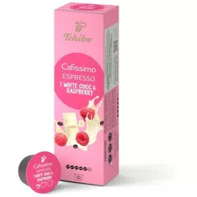 TCHIBO Cafissimo ESP White Choc Raspberryn 10 db kapszula 
