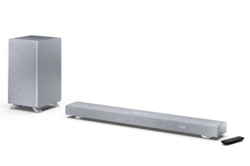 SHARP Q HT-SBW53121(SL) 3.1.2 Dolby Atmos / DTS:X hangprojektor vezeték nélküli mélynyomóval ezüst