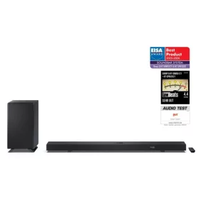   SHARP Q HT-SBW55121(BK) 5.1.2 Dolby Atmos / DTS:X hangprojektor vezeték nélküli mélynyomóval fekete