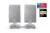 SHARP Q HT-SPR52021(SL) 2.0.2 Vezeték nélküli hátsó hangsugárzópár, ezüst