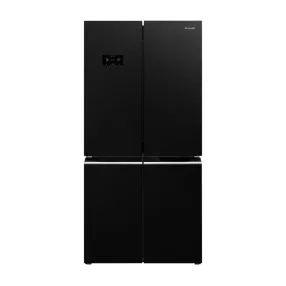   SHARP SJ-NFA35IHXBD-EU szabadonálló, négyajtós hűtőszekrény,  D osztály, 487L, fekete