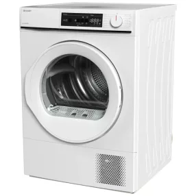   SHARP KD-NHA8S6GWE-EE Hőszivattyús szárítógép 8kg, Fehér