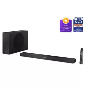   SHARP HT-SBW320 2.1 Dolby Atmos / DTS:X hangprojektor vezeték nélküli mélynyomóval fekete