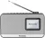 Panasonic RF-D15EG-K Hordozható DAB+ rádió Bluetooth-kapcs.