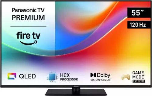 Panasonic TV-55W85BEZC 139cm-es 4K QLED 120Hz Smart TV beépített Fire TV-vel