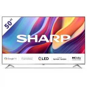   SHARP 50GP6265ES 126cm-es 4K UHD QLED Google TV Harman Kardon hangszórókkal