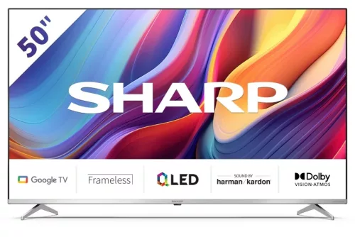 SHARP 50GP6265ES 126cm-es 4K UHD QLED Google TV Harman Kardon hangszórókkal