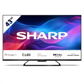SHARP 43GR8265E 108cm-es 4K UHD 144Hz QLED Google TV