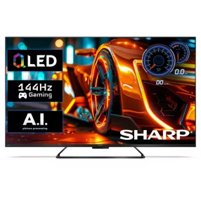 SHARP 50HR7265E 126cm-es 4K UHD 144Hz QLED Google TV