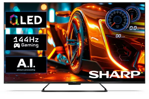 SHARP 50HR7265E 126cm-es 4K UHD 144Hz QLED Google TV