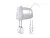 Braun HM1110WH kézi mixer, fehér