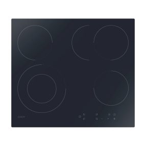   Candy CEH6DXECTT/1 főzőlap, kerámia, 4 zóna, fekete szín, kerámia felület