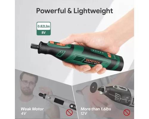 Depstech DC08 Akkus forgószerszám és kés