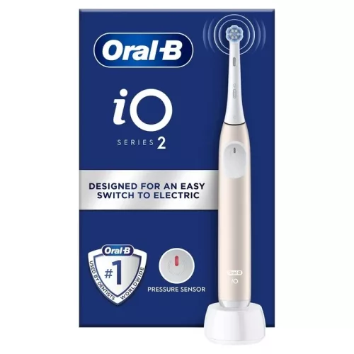 Oral-B iO2 elektromos fogkefe Calm Pink, világos rózsaszín