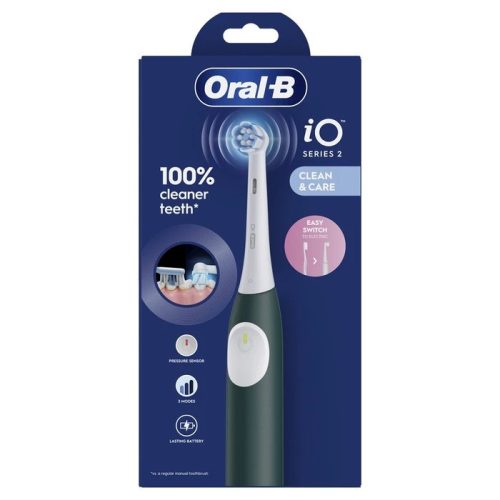 Oral-B iO2 elektromos fogkefe, Forest Green, erdőzöld