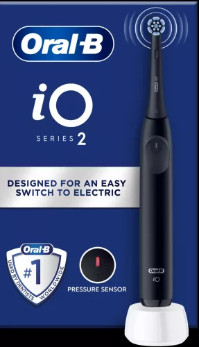 Oral-B iO2 elektromos fogkefe, Night Black, éjfekete