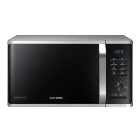   Samsung MG23K3575AS/EO Szabadonálló grill mikrohullámú sütő Heat Wave grillrendszerrel 23 L, ezüst