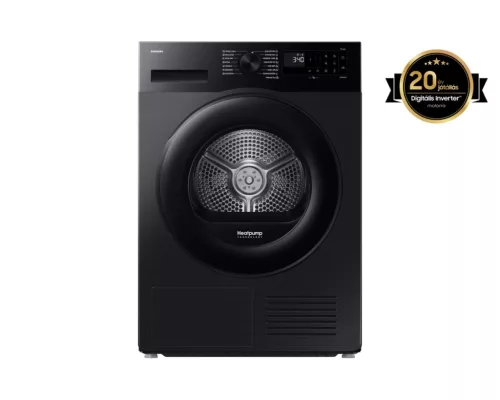 Samsung DV90DG52A0ABLE Szárítógép Hőszivattyús technológiával 9 kg, Fekete