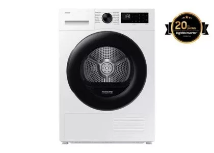 Samsung DV90DG52A0AELE szárítógép, 9 kg, hőszivattyús