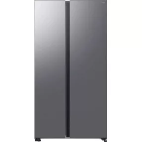   Samsung RS70F65QETEO Side-by-Side hűtőszekrény AI Energia üzemmóddal 659 L, matt metál