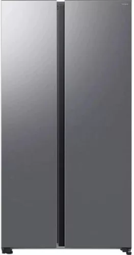 Samsung RS70F65QETEO Side-by-Side hűtőszekrény AI Energia üzemmóddal 659 L, matt metál