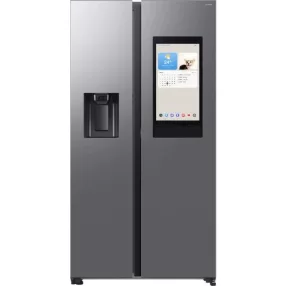   Samsung RS90F66BETEO Side-by-Side hűtőszekrény Family Hubbal 614 L, matt metál