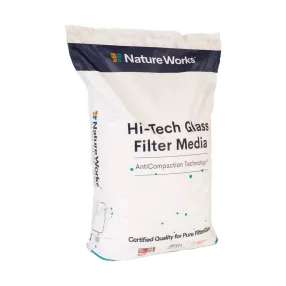   Üveg szűrőtöltet, Nature Works Stage-1, 0, 6-1, 2 mm, medencéhez, újrahasznosított üveg, 20 kg (AS-033101)