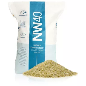  Üveg szűrőtöltet, Nature Works NW40, 0, 6-1, 2 mm, újrahasznosított zöld üveg, antibakteriális, biofilmmentes, medence szűrőkhöz, 20 kg (AS-033111)