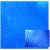 Medence szolártakaró, OXO Blue 500 Jumbo, 6,0 x 50,0 m, kék, UV stabilizált, 500 mikron, téglalap alakú, polietilén
