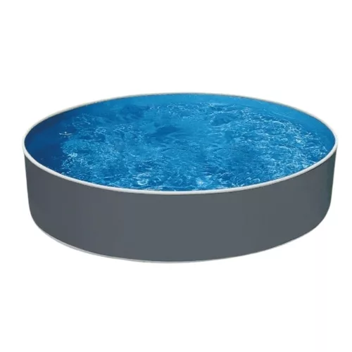 Medence belső fólia, Azuro, szürke, 3,60 x 1,10 m, UV álló, 0,25 mm, kör alakú fémpalástos medencéhez