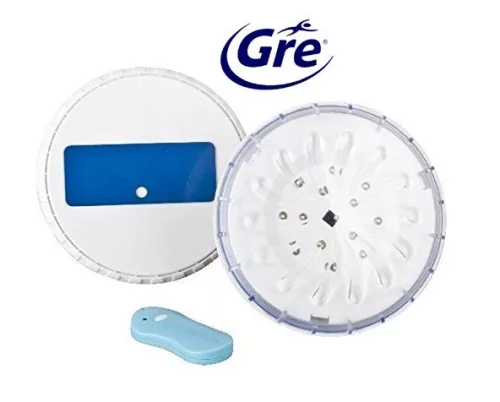 GRE mágneses, medence falra helyezhető lámpa, távirányítóval (2 db fehér led lámpa + 1 db távirányító)