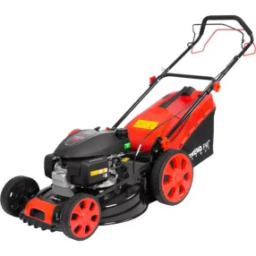   Benzinmotoros fűnyíró, Strend Pro Garden LMA20S41, fekete/piros, vágásszélesség: 50,8 cm, Honda GCV170 motor, 166 cm3, 4 ütemű, 2400 W, 3,2 LE, 2800 fordulat/perc, 60 l gyűjtőkosár, mulcsozás, oldalkidobás, önjáró
