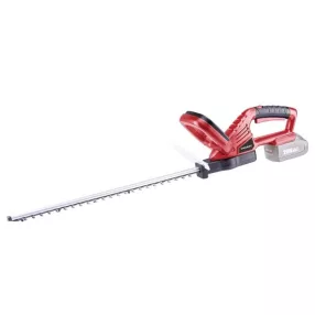   Akkumulátoros sövényvágó, Worcraft CHT-S20LiA ShareSYS, piros/fekete, 51 cm pengehossz, 20 V Li-Ion, 1200 löket/perc, ütésvédelem, maximum 20 mm ágvastagság, akkumulátor és töltő nélkül
