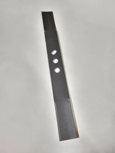 Fűnyírókés, Strend Pro Garden QL41S-139 benzinmotoros fűnyíróhoz, sötétszürke, 40,6 cm, hárompontos rögzítés, hőkezelt, alacsony vibráció