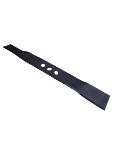 Fűnyírókés, Strend Pro Garden QL46P-139 benzinmotoros fűnyíróhoz, matt fekete, 45,7 cm, edzett acél, háromlyukas rögzítés, korróziógátló bevonat