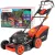 Benzinmotoros fűnyíró, Strend Pro Garden QL46PD-139, fekete/piros, vágásszélesség: 46 cm, Loncin motor, 139 cm3, 4 ütemű, 2400 W, 3,2 LE, 3600 fordulat/perc, 60 l gyűjtőkosár, mulcsozás, önjáró