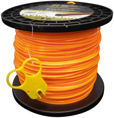 Fűkasza damil, Strend Pro Garden ProCom Plus, 2,7 mm, 100 m, narancssárga, szögletes, kopásálló, szakadásálló, túlmelegedésálló, tekercses