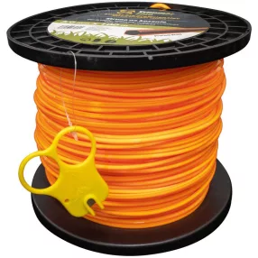   Fűkasza damil, Strend Pro Garden ProCom Plus, 2,4 mm, 100 m, narancssárga, szögletes, kopásálló, szakadásálló, túlmelegedésálló, tekercses
