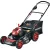 Akkumulátoros fűnyíró, Worcraft CLM-S58LiB, fekete/piros, vágásszélesség: 50,8 cm, 58 V Li-Ion, 3200 fordulat/perc, 60 l gyűjtőkosár, mulcsozás, oldalkidobás, akkumulátorral és töltővel