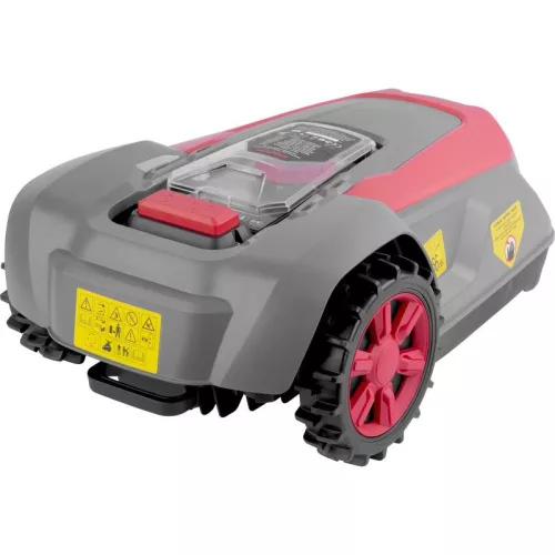 Akkumulátoros robotfűnyíró, Worcraft RLM-20Li, vágásszélesség: 22 cm, 20 V Li-Ion, 4 Ah, 1,2 km/h, ütközésérzékelő, esőérzékelő, automatikus dokkolás, akkumulátorral és dokkolóval