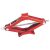 Ollós emelő, Strend Pro T10102, piros, kézi, 1000 kg teherbírás, 8,8–38,3 cm emelési tartomány, acél, könnyen mozgatható