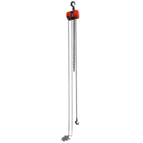   Láncos emelő, Brano Z 110, piros, kézi, 125 kg teherbírás, lánchossz: 200 cm, robusztus, könnyen kezelhető