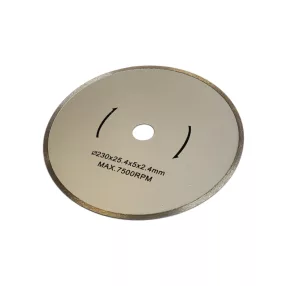   Csempevágó vágótárcsa, Worcraft TC-800A csempevágóhoz, 230 mm, 24 fog