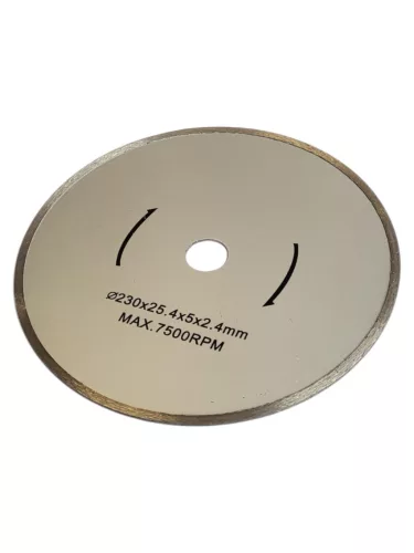 Csempevágó vágótárcsa, Worcraft TC-800A csempevágóhoz, 230 mm, 24 fog