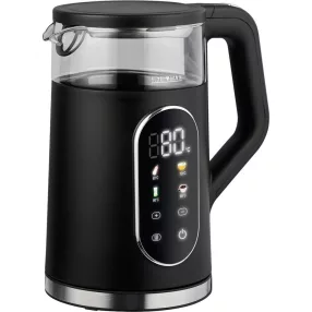   Vízforraló, MagicHome Kyra, 1700 ml, fekete, 1850-2200 W, gyorsforraló, rejtett fűtőszál, 360°-os talp, kivehető vízkőszűrő, automatikus kikapcsolás