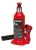 Hidraulikus emelő, Strend Pro TH90504S, piros, 5000 kg teherbírás, 22–41,5 cm emelési magasság, bőröndben, kompakt, masszív, könnyen mozgatható
