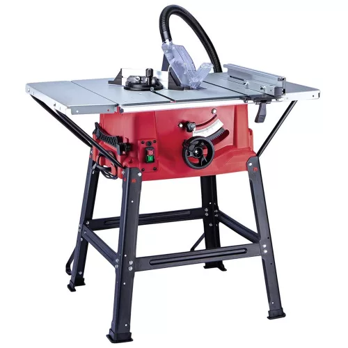 Elektromos körfűrész, Worcraft TS-2000A, asztali, 2000 W, 240 V / 50 Hz, 250 mm tárcsa, 5000 fordulat/perc, 0-45° állítható, túlterhelés-védelem, 2 db ajándék fűrészlap